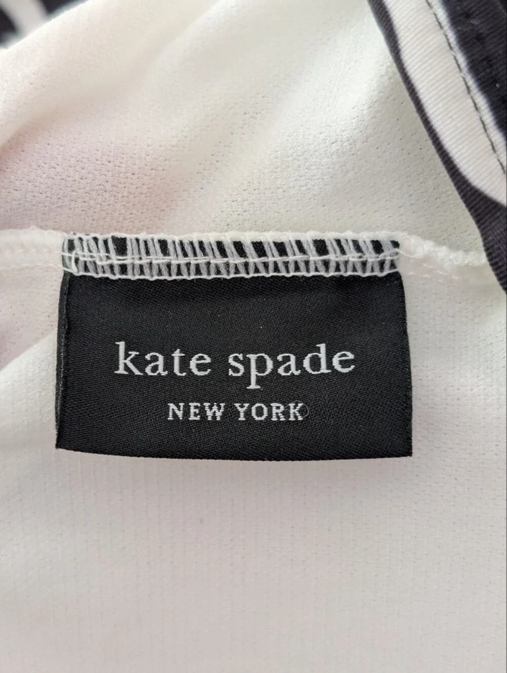 Kate Spade Zebra Animal Print One-Shoulder Swimsuit Size S Summer Beach Vacation
